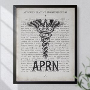 APRN Nurse Art Print - Nurse Practitioner Gift for Graduation image 3