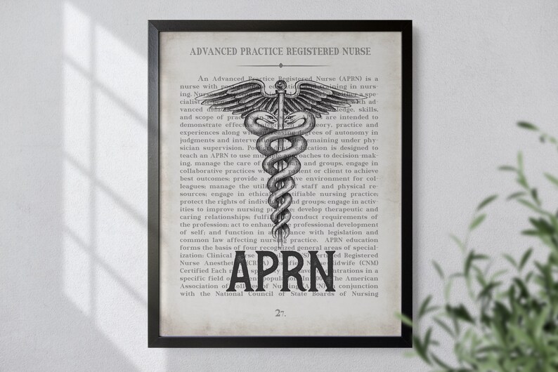 APRN Nurse Art Print - Nurse Practitioner Gift for Graduation image 3