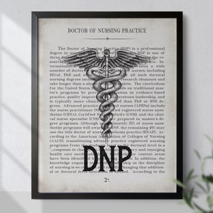 DNP Gift Doctor of Nursing Practice Art Print DNP Graduation Gift image 7