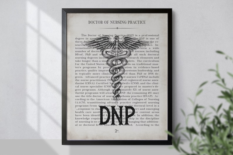 DNP Gift Doctor of Nursing Practice Art Print DNP Graduation Gift image 7