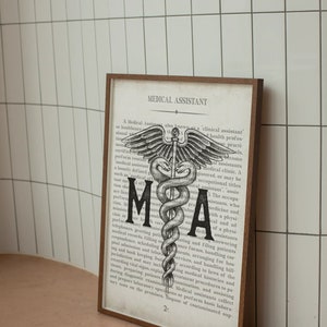 Medical Assistant Art Print Unique MA Gift image 2