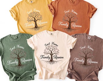 Comfort Colors®Family Reunion Shirt, Custom Family Reunion T Shirt,Family Shirt, Family Reunion Tee, Family Tree Shirt, 2026 Reunion Shirt