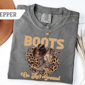 Comfort Colors® Boots On The Ground Shirt T-shirt, Where Them Fans At Shirt, County Line Dance, Girl Grab Your Fans Shirt T-shirt