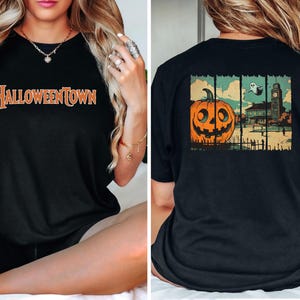 Comfort Colors®Halloweentown Sweatshirt, Halloweentown, Retro Halloween Sweatshirt, Halloween Shirt, Spooky Season Shirt, Halloween Shirts