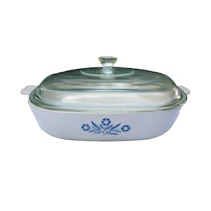 Cocotte ovale CorningWare, bleuet bleu 1,5 pinte vintage ?" C'est court, doux et la taille et le motif sont inclus