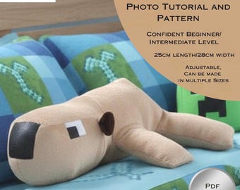 Pixel Capybara Plüschtier Anleitung: Foto-Anleitung (PDF Download)