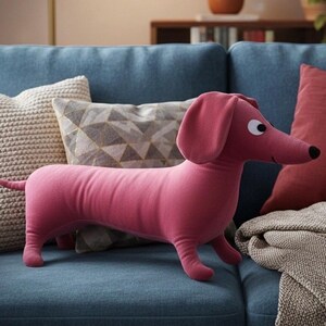 Dachshund Fabric Doll Sewing Pattern: Soft Fabric Memorial Doll (PDF Download) - Photo Tutorial in English and French image 3