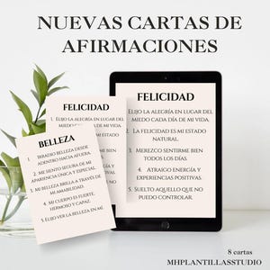 Printable Affirmation Cards for Self-Love, Personal Improvement, Abundance, Health, Financial Success, Manifestation Phrases, Digital Download