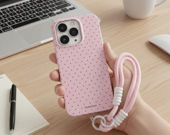 Etui na iPhone'a w kropki: ultracienkie, odporne na wstrząsy etui do iPhone'a 13-17 Pro Max