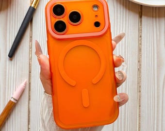 Etui MagSafe Matte PC na iPhone'a 17–15 Pro Max, odporne na wstrząsy, cukierkowe kolory