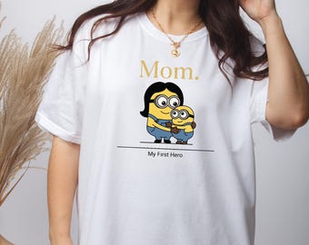 Mom and Child Shirt, Cute Mom T-Shirt, Matching Mom Kid Tee, Mother Love Shirt, Gift for Mom, Family Bond Tee
