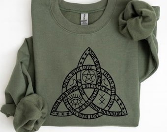 Celtic Knot Tee | Wiccan Triquetra Affirmation Shirt