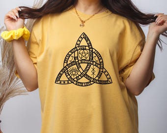 Celtic Knot Tee | Wiccan Triquetra Affirmation Shirt