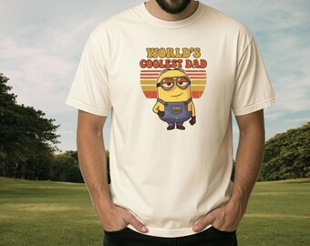 World’s Coolest Dad Shirt Retro Vintage Funny Dad Tee Father’s Day Gift for Him