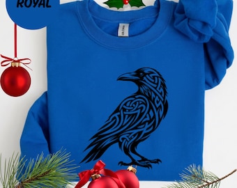 Mystical Celtic Raven Shirt | Gaelic Symbolic Raven Art Tee | Crow Shirt