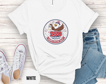 USA 250 Shirt, 1776 Eagle Tee, July 4th Shirt