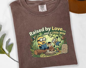 Raised by Love Shirt, Wild Mom Life Tee, Wild Kids Mom Tee, Wild Chaos Mom Shirt