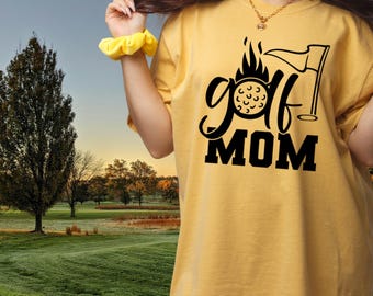 Golf Mom Shirt, Funny Mom Golf Tee, Sports Mom T-Shirt, Golf Lover Gift for Mom, Cute Golf Graphic Tee