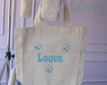 Hibiscus Paradise Cloth Bag, Pilates Bag