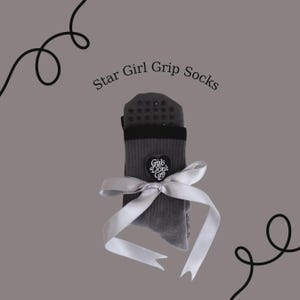 Star Girl Grip Socks, Pilates Socks