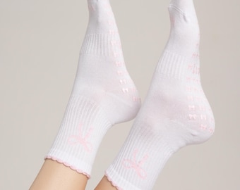 Calcetines antideslizantes para pilates Bow Pilates Princess