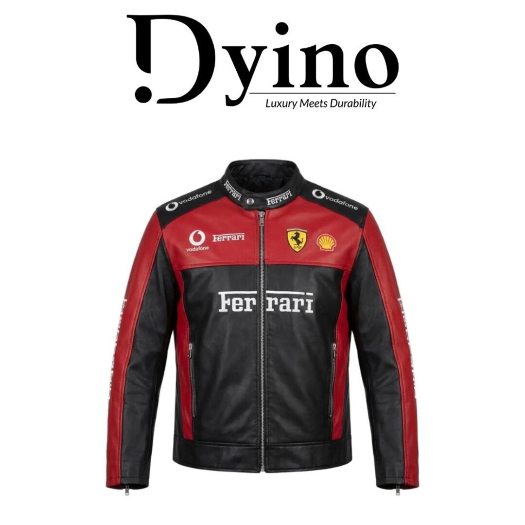 Homme Red Racing Jacket Men’s Red & Black Racing Motorsport Leather Jacket - Etsy