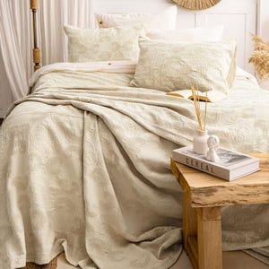 Organic Muslin Bedspread, Muslin Bedcover, Bedding Set King, Gauze Blanket, Muslin Blanket, Throw Blanket Couch, Extra Soft King Size Quilt