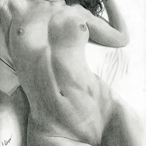 Graphite drawing- RC666 original
