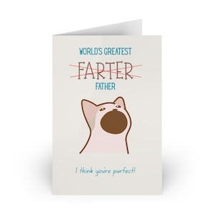 Funny Cat Father's Day Card, Cat themed card, Pop Cat themed, Happy Father's Day