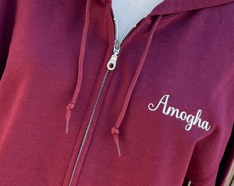 PERSONALIZED NAME GIFT - Personalized Gift, Embroidered Hoodie, Bridesmaid Gifts, Custom Name Gift, Personalized Hoodie, Custom Hoodie
