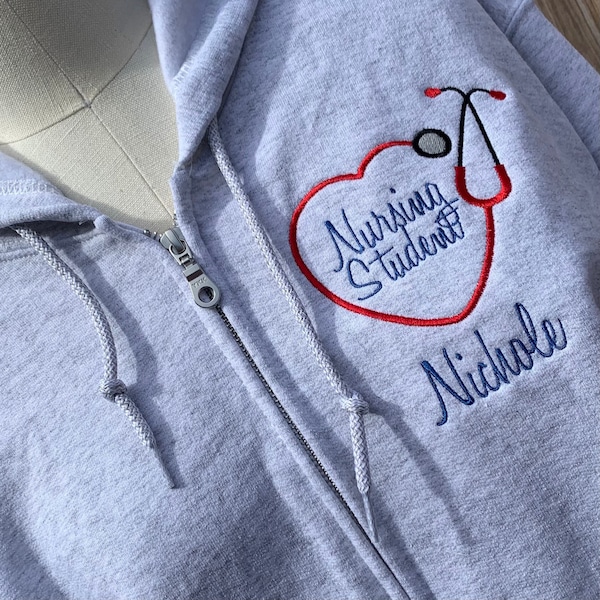 Nursing Hoodie Etsy