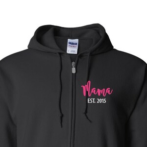 MAMA EST SHIRT - Mama Est Hoodie, Mama Est, Mama Sweatshirt, Mama Gift, Promoted To Mama, Mama Sweater, Mama To Be, Mama Shirt, Future Mom