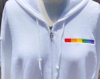 PRIDE RAINBOW HOODIE - Gay Pride, Pride Month, Lgbtq Pride, Rainbow Hoodie, Pride Clothing, Lgbtq Hoodie, Lgbt Hoodie, Pride Sweatshirt
