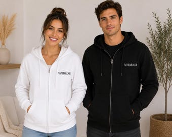 ROMAN NUMERAL HOODIE - Embroidered Hoodie, Custom Hoodie, Custom Date Hoodie, Personalized Hoodie, Couples Hoodie, Wedding Roman Numeral