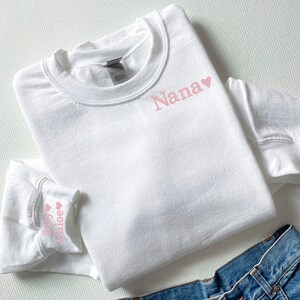 PERSONALIZED NANA SWEATSHIRT - Gift For Nana, Nana Gift, Gift For Grandma, Gift For Grandmother, Gift From Grandkids, Nana Birthday Gift