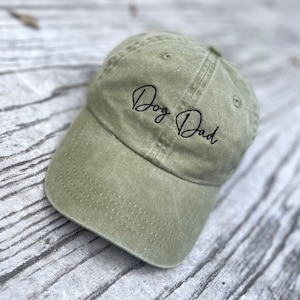 DOG DAD HAT - Dog Dad Cap, Dog Dad Gift, Dog Dad Gifts, Dog Lover Gift, Gift For Dog Lover, Pet Lover, Pet Lover Gift, Embroidered Hat