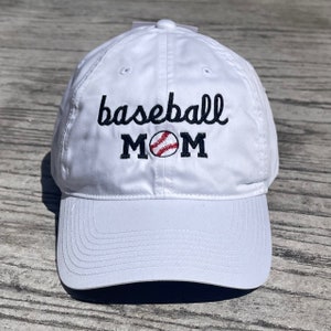 EMBROIDERED BASEBALL HAT - Baseball Hat, Baseball Cap, Baseball Mom Hat, Baseball Mom Cap, Baseball Mom, Baseball Mom Gift, Mom Hat, Mom Cap