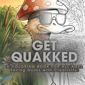 Get Quakked Coloring Book for Kids & Adults | Supports Wildlife Conservation image 2