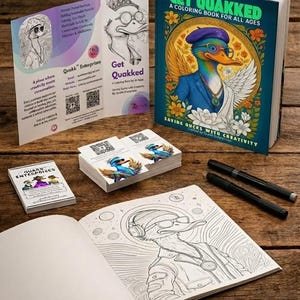 Get Quakked Coloring Book for Kids & Adults | Supports Wildlife Conservation image 3