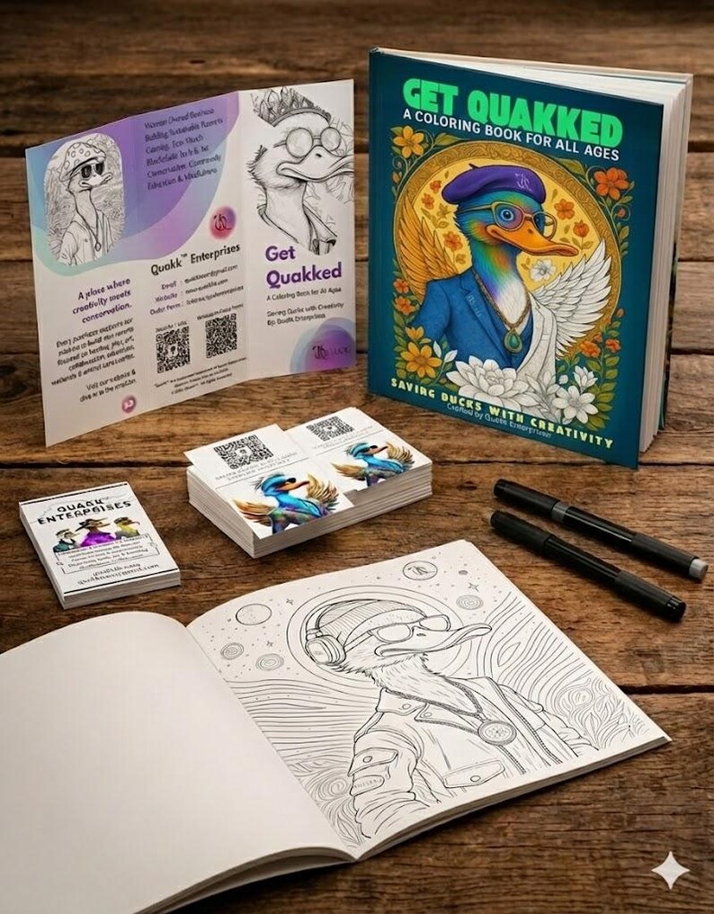 Get Quakked Coloring Book for Kids & Adults | Supports Wildlife Conservation image 3