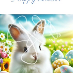 Pâques, Joyeuses Pâques, Lapin, Chat, Œuf de Pâques