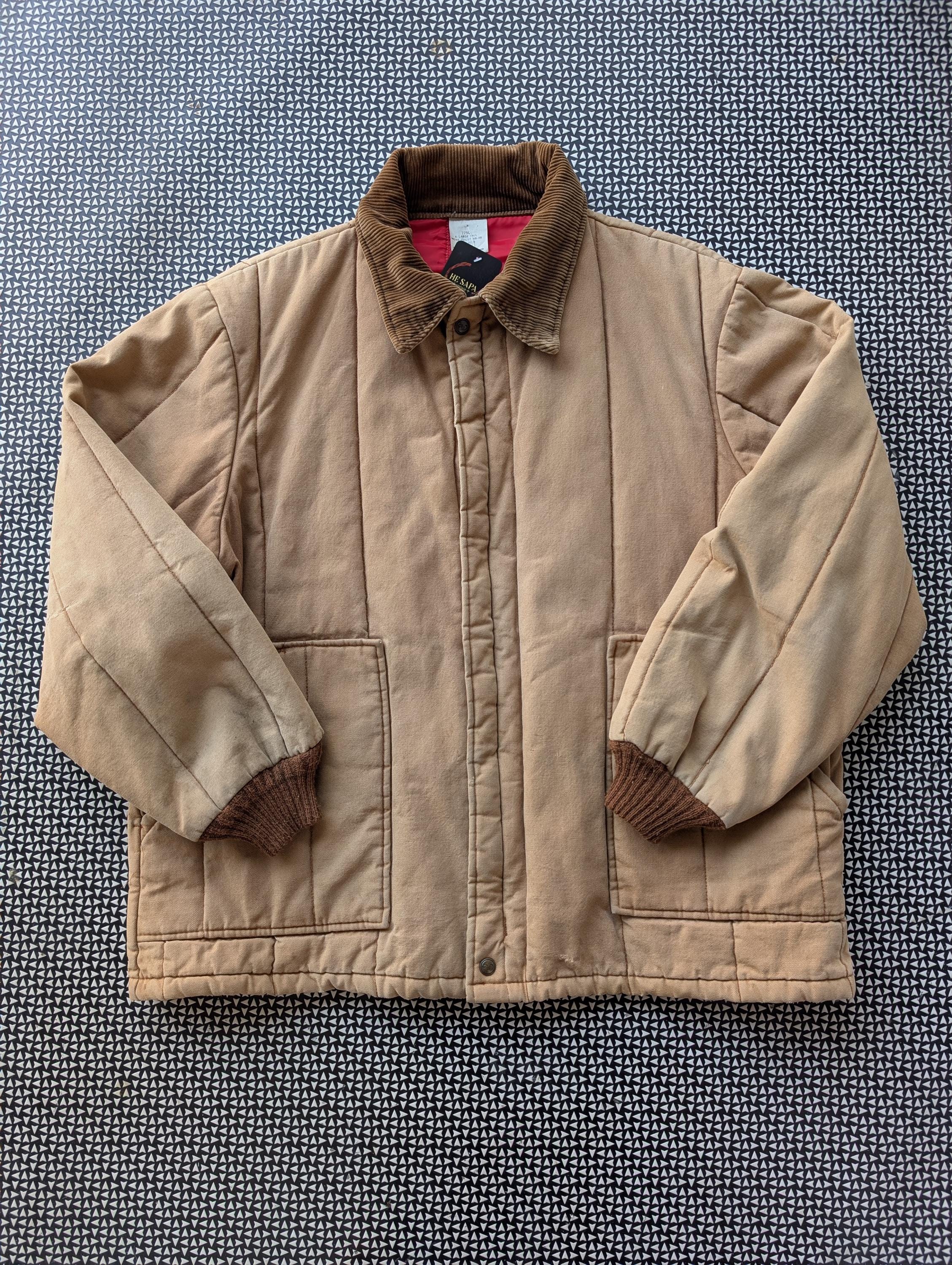 ビンテージ　Walls　ブランケットカバーオール Blizzard PRUF Vintage Walls Blizzard Pruf Quilted Jacket – DESERT MOSS VINTAGE
