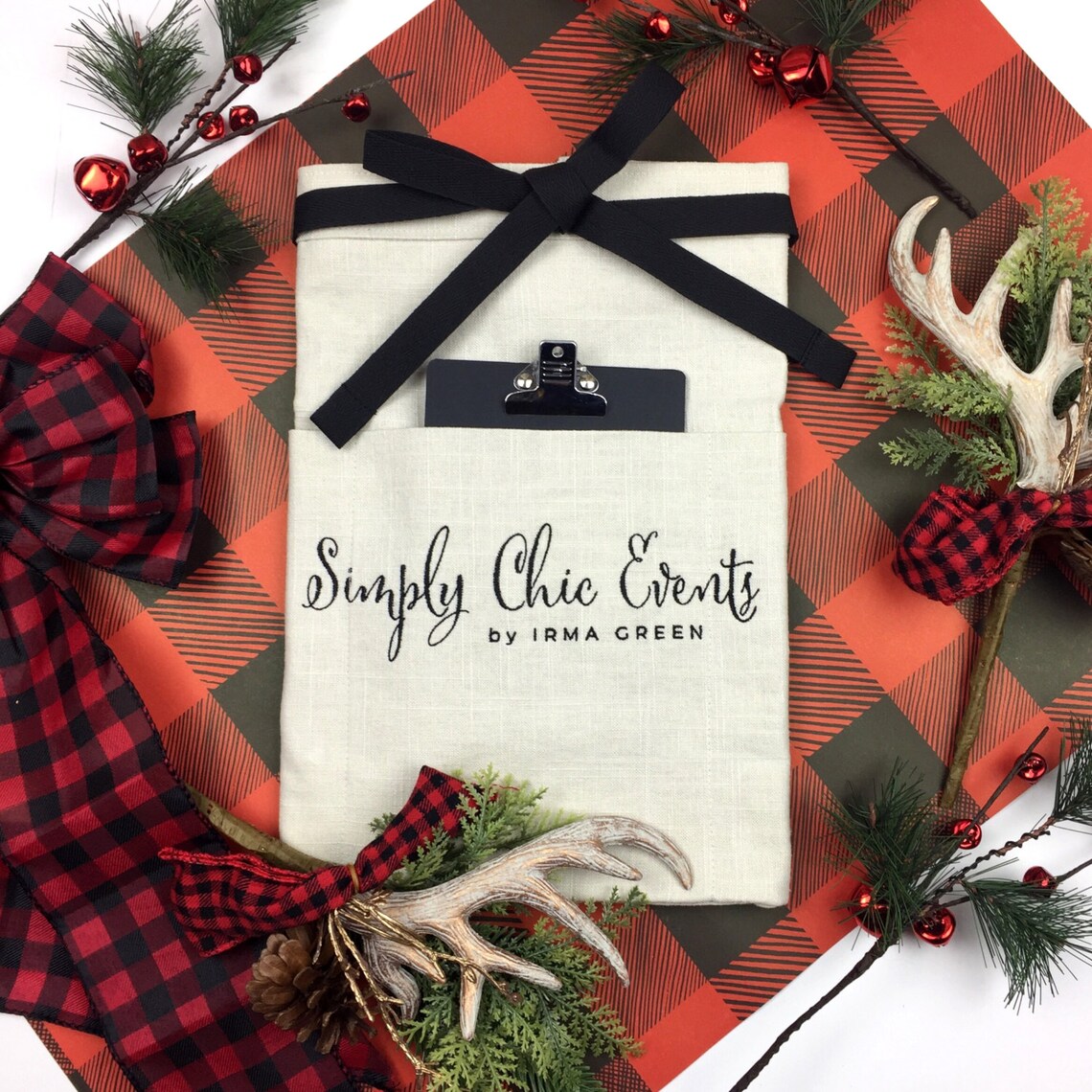 Custom Half Apron Vendor Aprons Custom Embroidery Florist Etsy