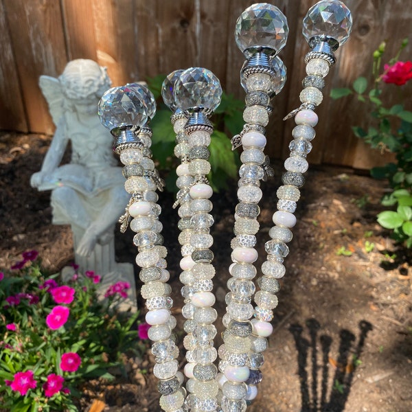 Crystal Elegance - 13” Garden Stake   - buy 2 and get a 3rd free - Send me a message with your free selection