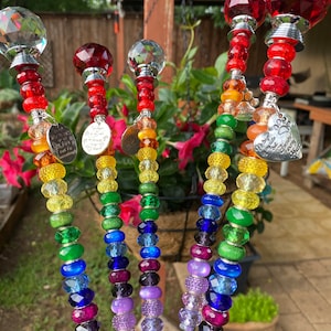 Rainbow Bridge Pet Memorial Plant Stick 13”  - buy 2 get a 3rd free/details in the description