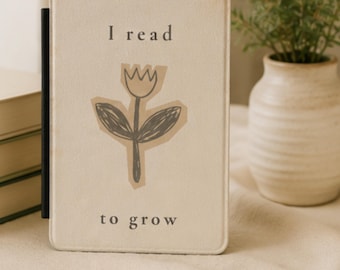 Boho Kindle Cover Elegant Kindle Case Literary Kindle Gift Idea Simple Floral Case Floral Kindle Case Modern Boho Kindle Chic Kindle Cover