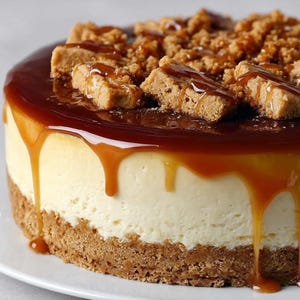 BESTES REZEPT für Karamell-Keks-Krümel-Käsekuchen - No-Fail Cremig New Yorker Stil PDF - Sofortiger digitaler Download