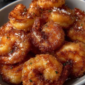 Honey Garlic Fried Shrimp Recipe: Quick Seafood Dinner (Printable PDF)