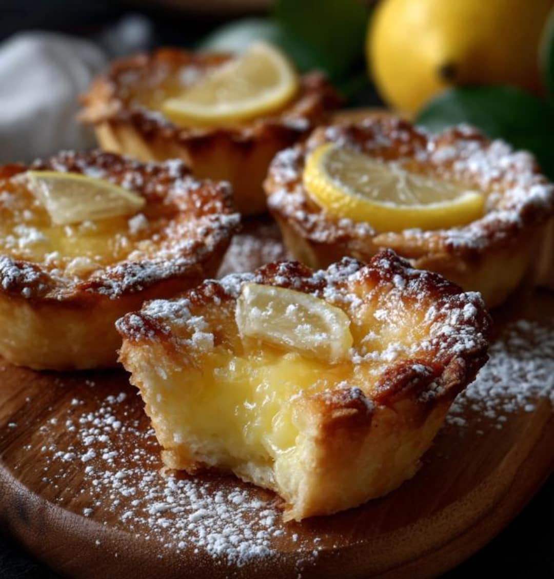 Mini Lemon Tart Recipe | Bakery Style Citrus Dessert (PDF Download) - Etsy