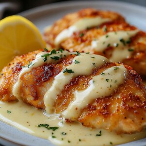 Crispy Chicken Recipe: Creamy Garlic Butter Sauce (Digital PDF)